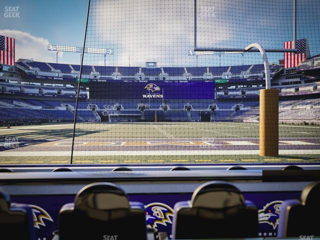 M&T Bank Stadium - Section Endzone Suite 7 Seat View