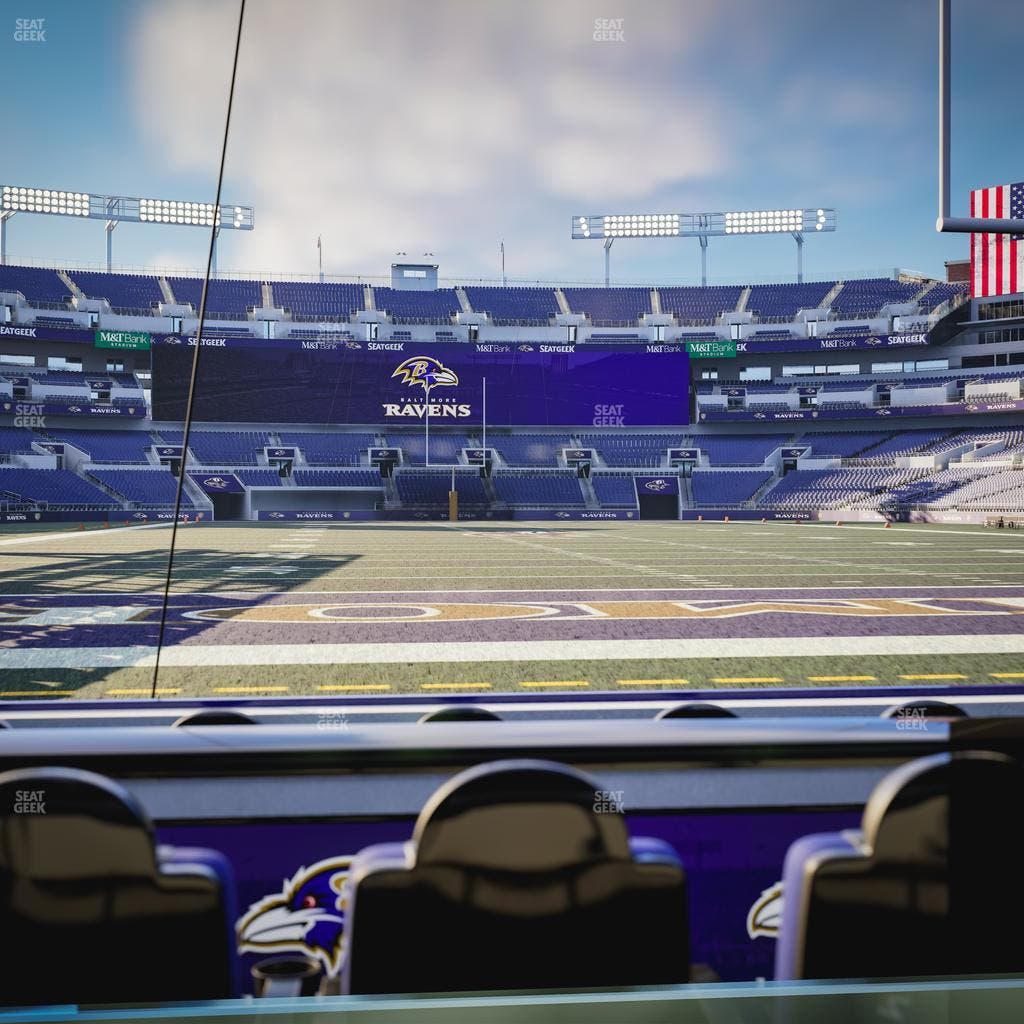 M&T Bank Stadium - Section Endzone Suite 8 Seat View