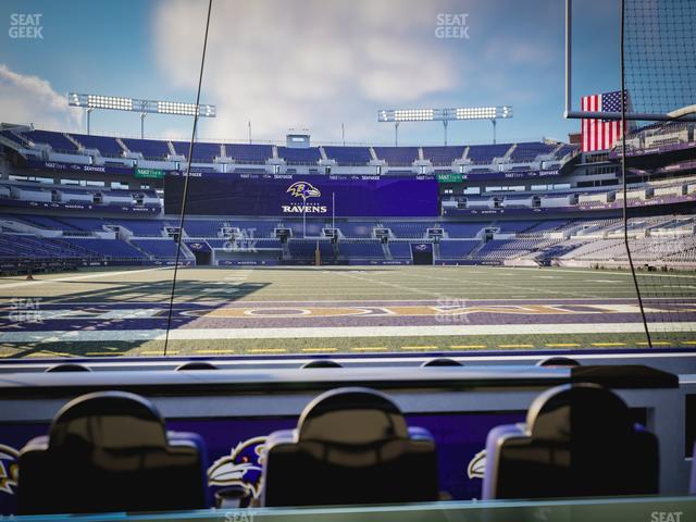 M&T Bank Stadium - Section Endzone Suite 8 Seat View