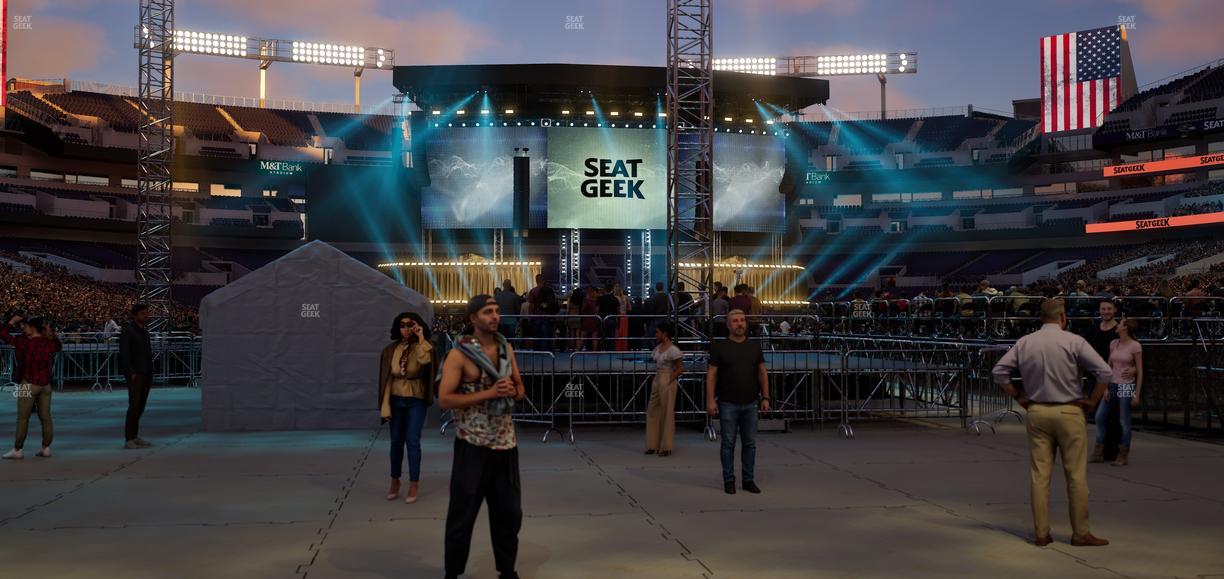 M&T Bank Stadium - Section Endzone Suite 9 Seat View