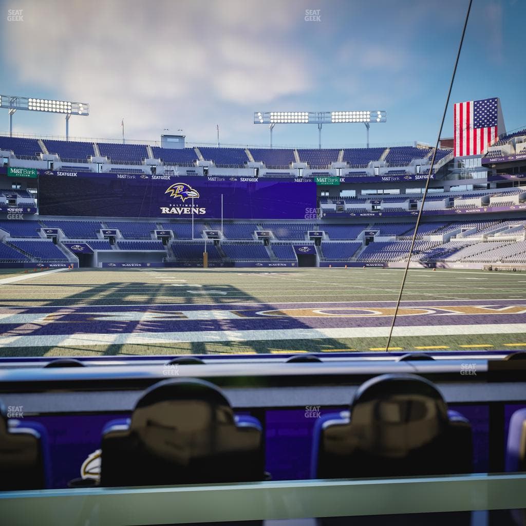 M&T Bank Stadium - Section Endzone Suite 9 Seat View