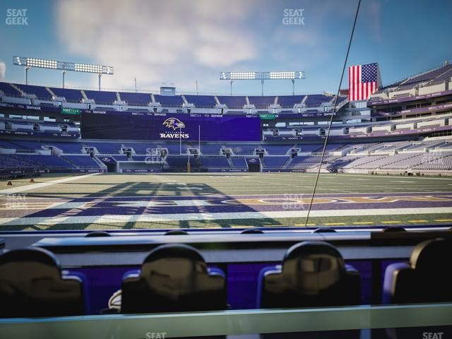 M&T Bank Stadium - Section Endzone Suite 9 Seat View