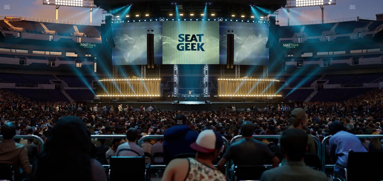 M&T Bank Stadium - Section Field Ada Seat View