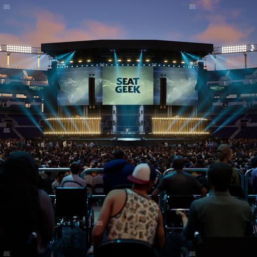 M&T Bank Stadium - Section Field Ada Seat View