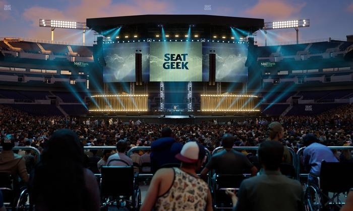 M&T Bank Stadium - Section Field Ada Seat View