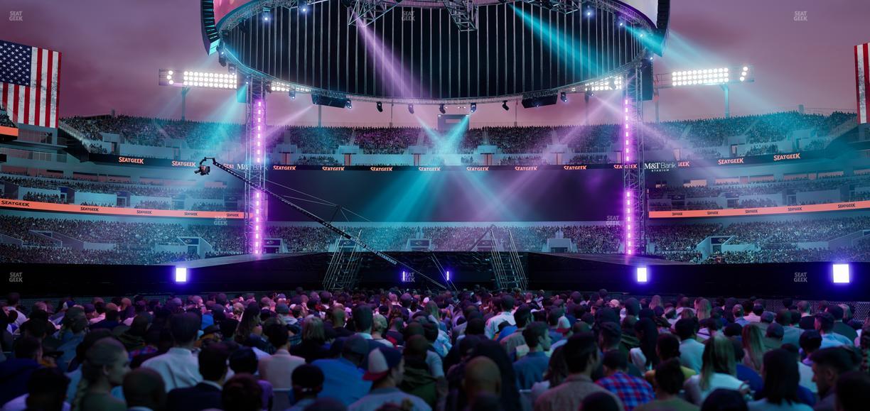 M&T Bank Stadium - Section Field B Ada Seat View