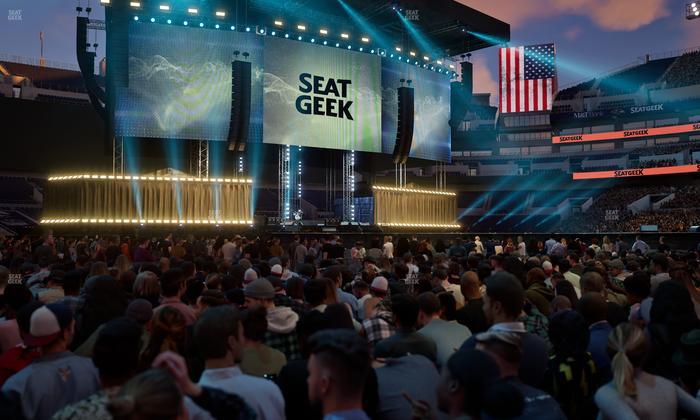 M&T Bank Stadium - Section Field E Seat View