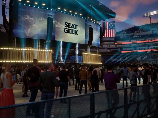 M&T Bank Stadium - Section Field E Seat View