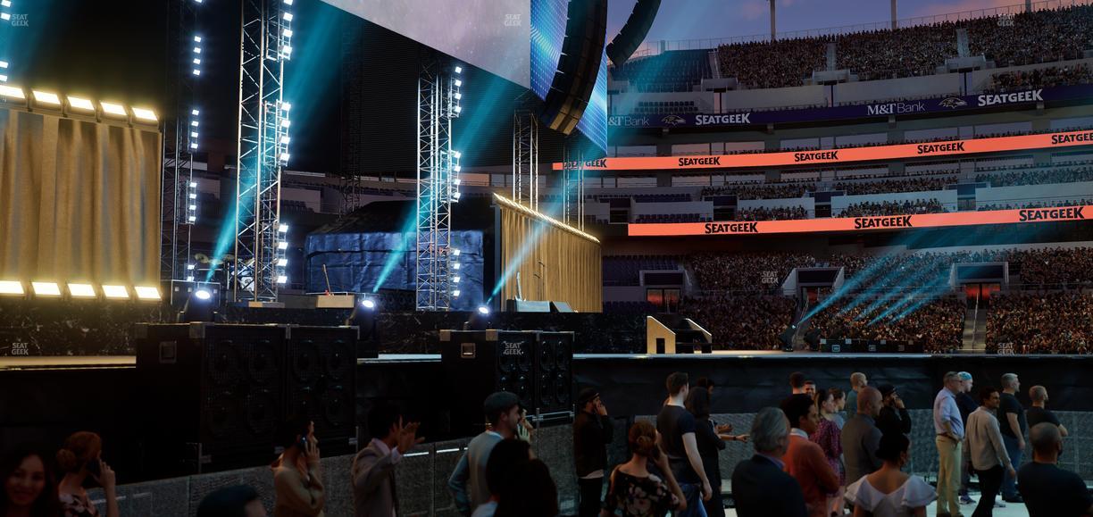 M&T Bank Stadium - Section Ga Pit 2 Seat View