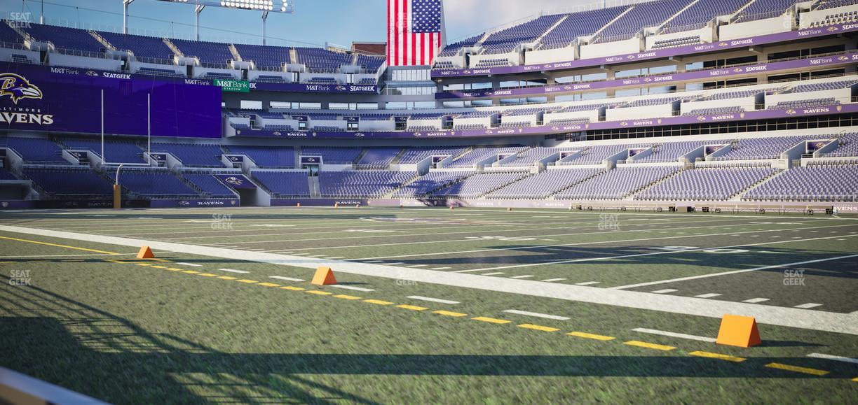 M&T Bank Stadium - Section Northwest Seat View