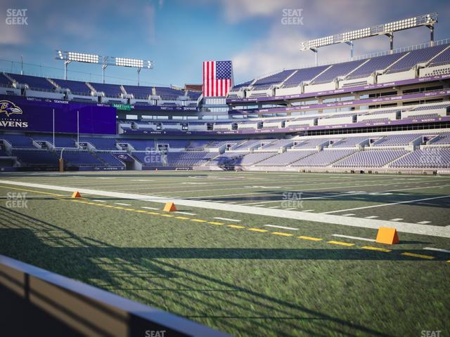 M&T Bank Stadium - Section Northwest Seat View