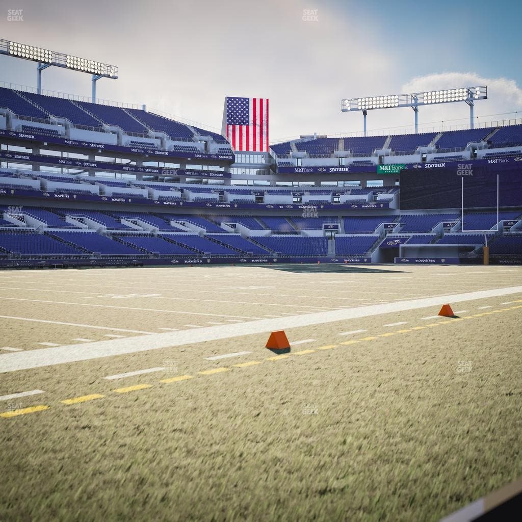 M&T Bank Stadium - Section Southwest Seat View