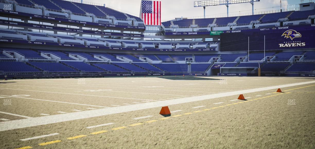 M&T Bank Stadium - Section Southwest Seat View
