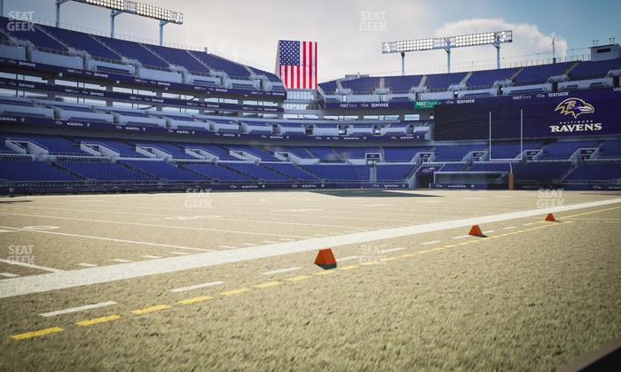 M&T Bank Stadium - Section Southwest Seat View