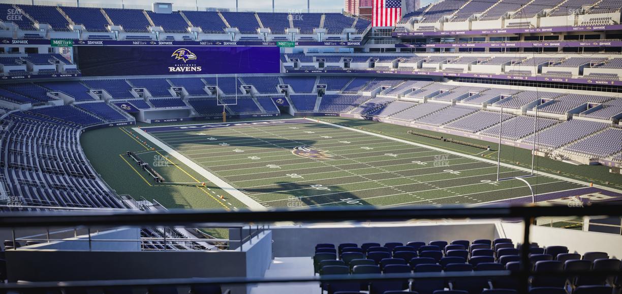 M&T Bank Stadium - Section Suite 300 Seat View
