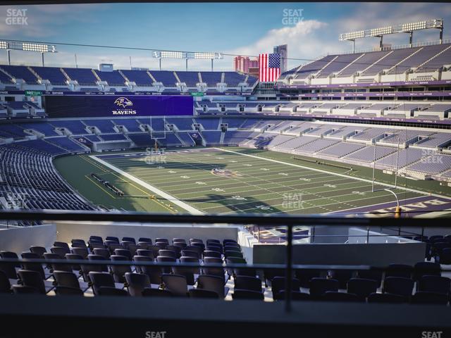 M&T Bank Stadium - Section Suite 301 Seat View