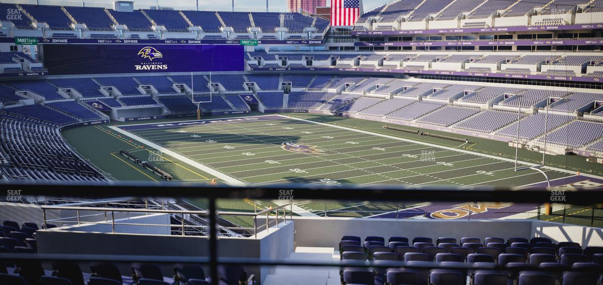 M&T Bank Stadium - Section Suite 302 Seat View