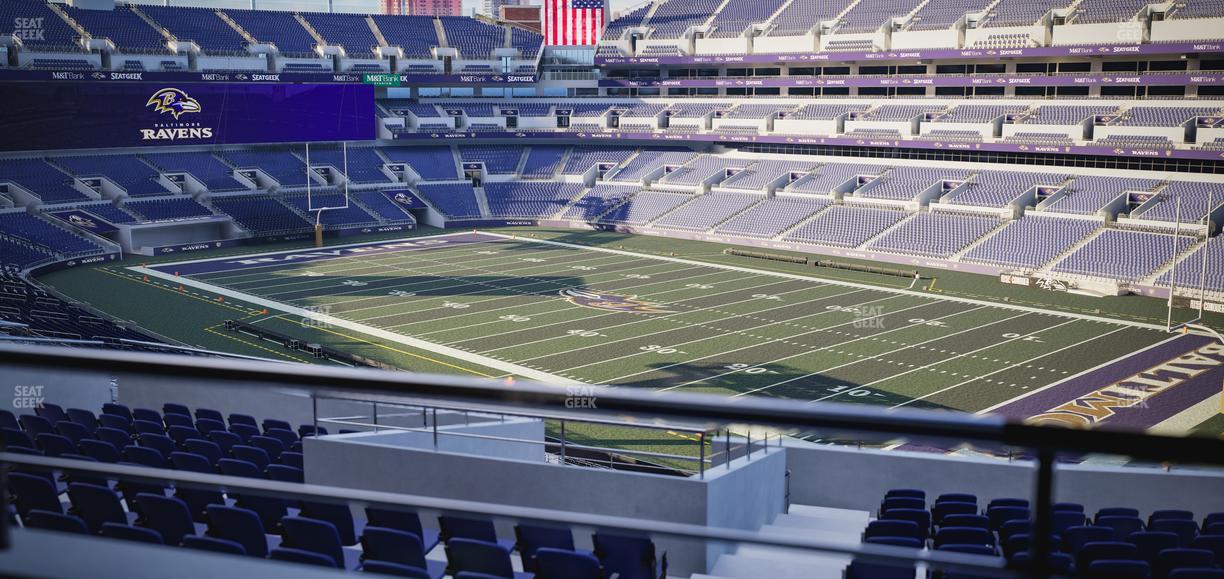M&T Bank Stadium - Section Suite 306 Seat View