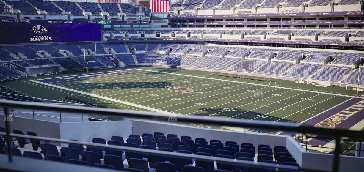 M&T Bank Stadium - Section Suite 307 Seat View