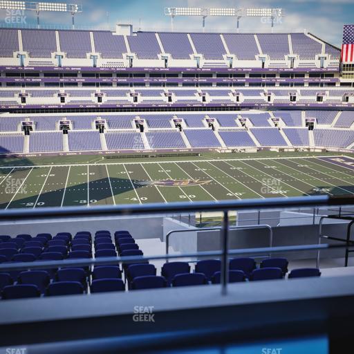 M&T Bank Stadium - Section Suite 321 Seat View