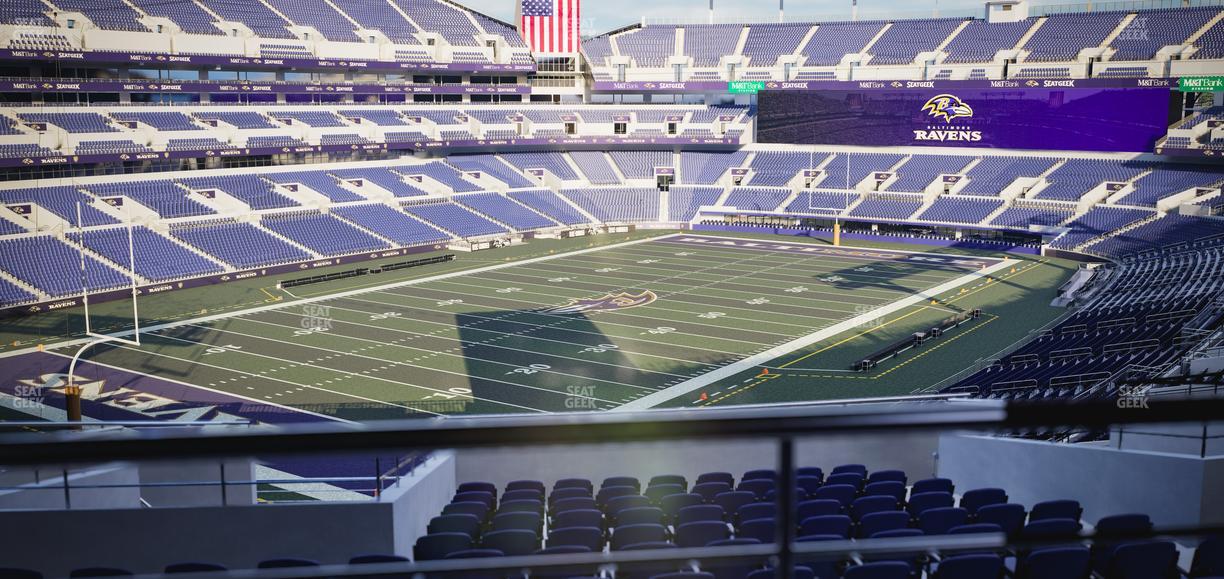 M&T Bank Stadium - Section Suite 334 Seat View