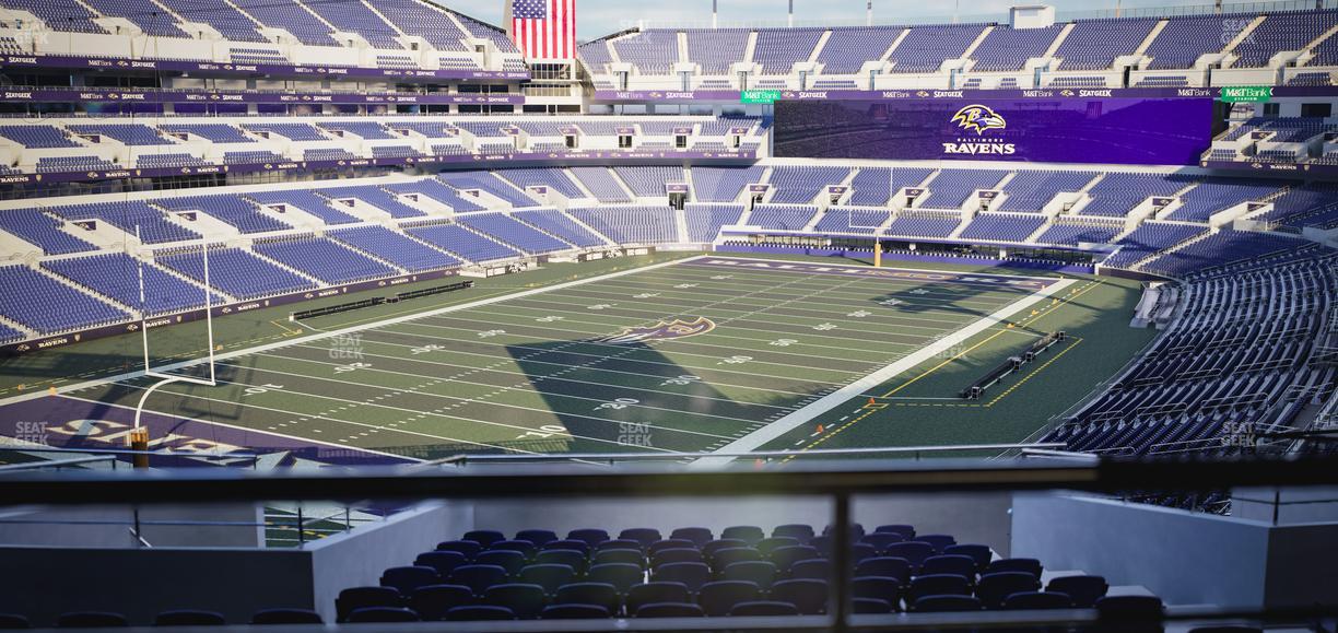 M&T Bank Stadium - Section Suite 336 Seat View
