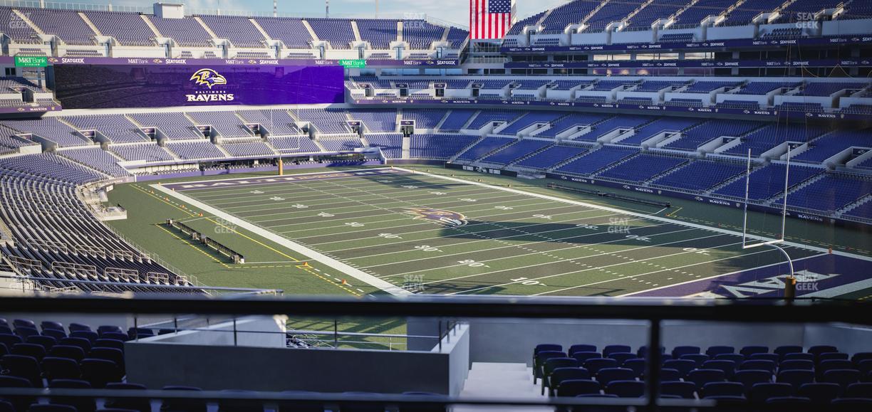M&T Bank Stadium - Section Suite 340 Seat View