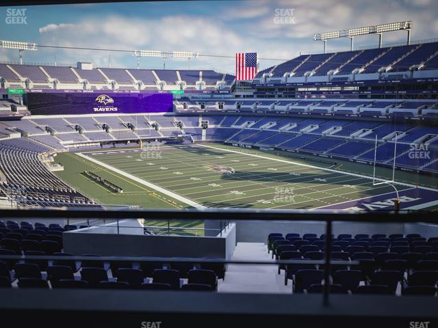 M&T Bank Stadium - Section Suite 340 Seat View