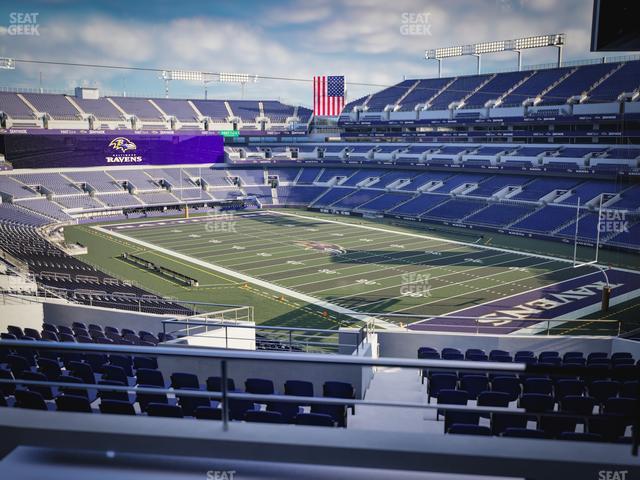 M&T Bank Stadium - Section Suite 342 Seat View
