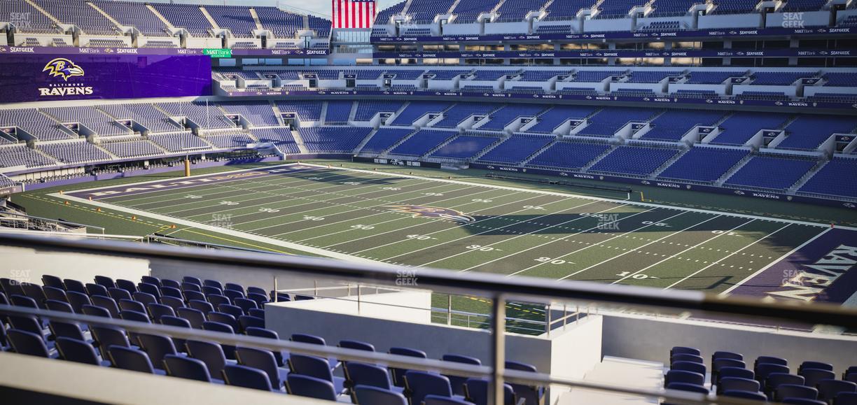 M&T Bank Stadium - Section Suite 346 Seat View