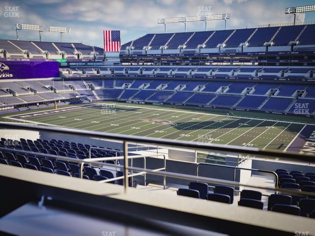 M&T Bank Stadium - Section Suite 348 Seat View
