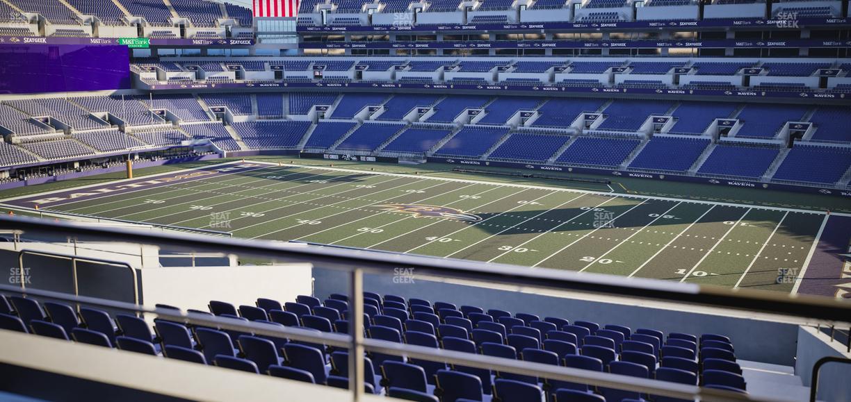 M&T Bank Stadium - Section Suite 349 Seat View