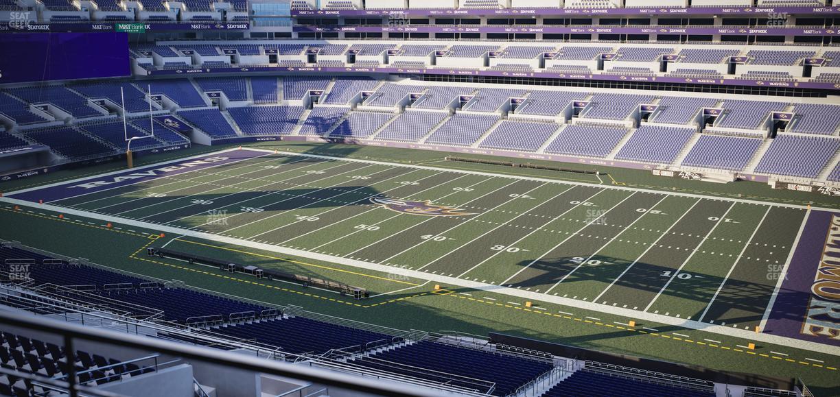 M&T Bank Stadium - Section Suite 405 Seat View