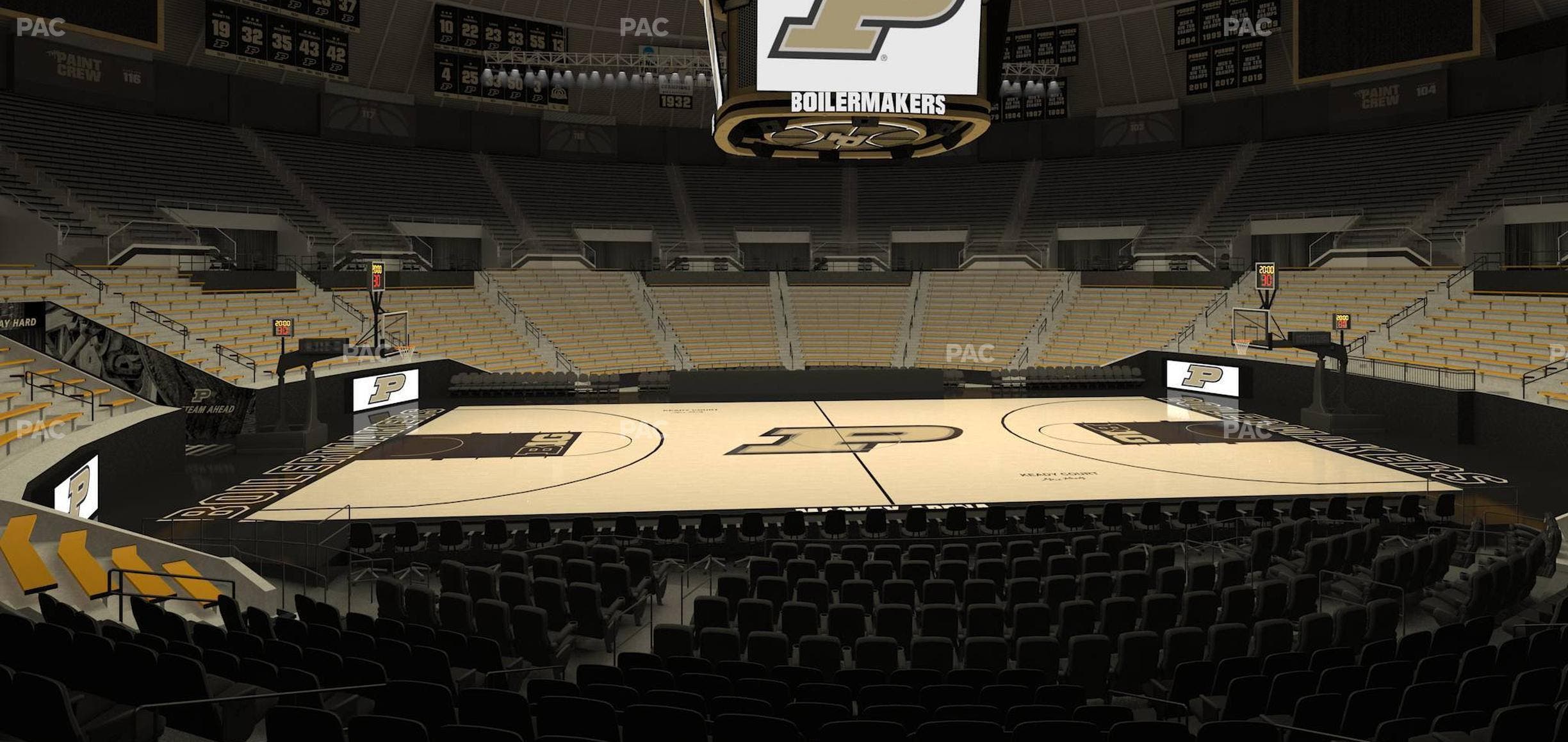 Mackey Arena - Section Club 10 Seat View