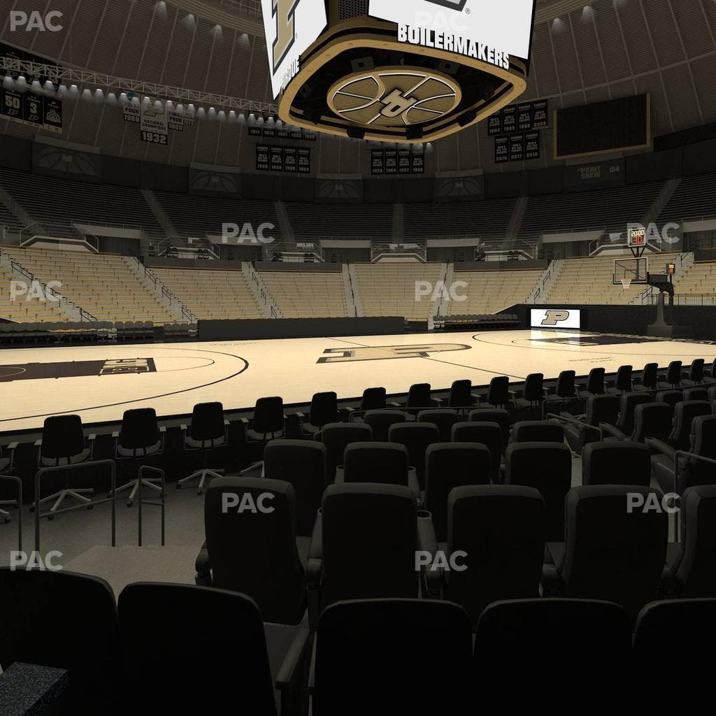 Mackey Arena - Section Club 11 Seat View