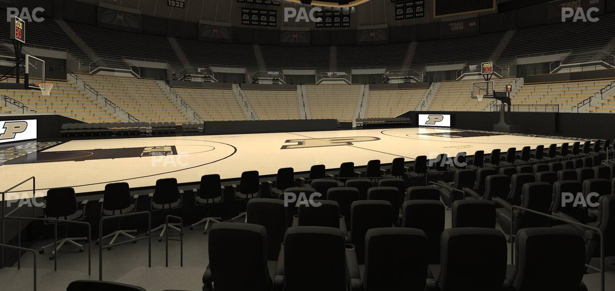 Mackey Arena - Section Club 11 Seat View