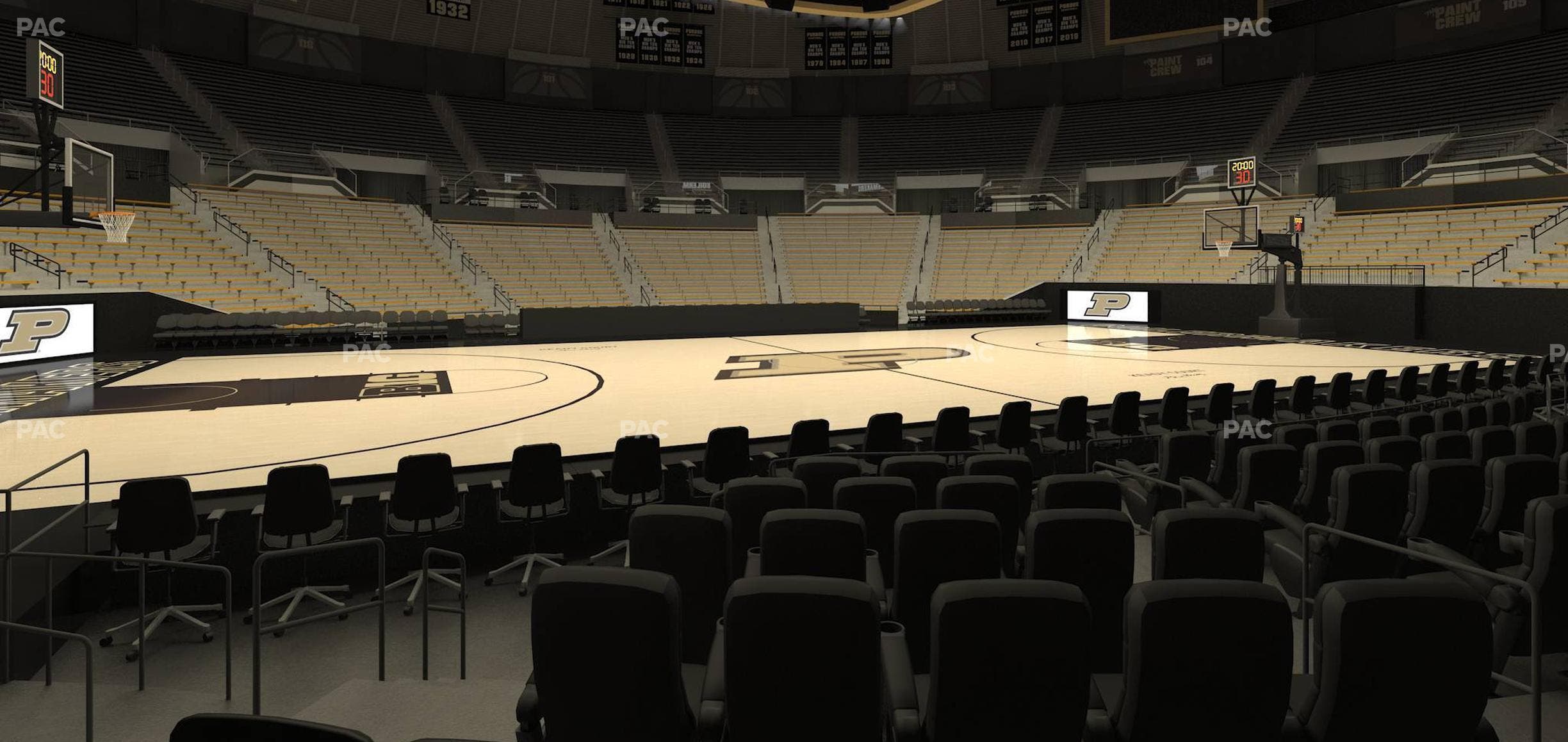 Mackey Arena - Section Club 11 Seat View