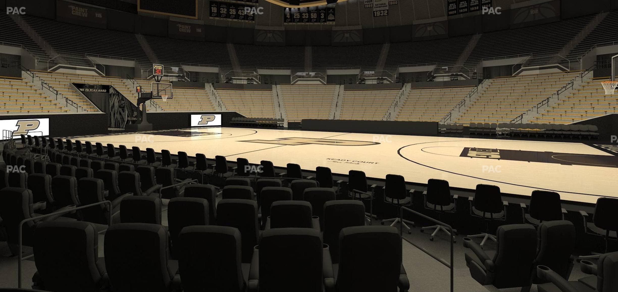 Mackey Arena - Section Club 8 Seat View