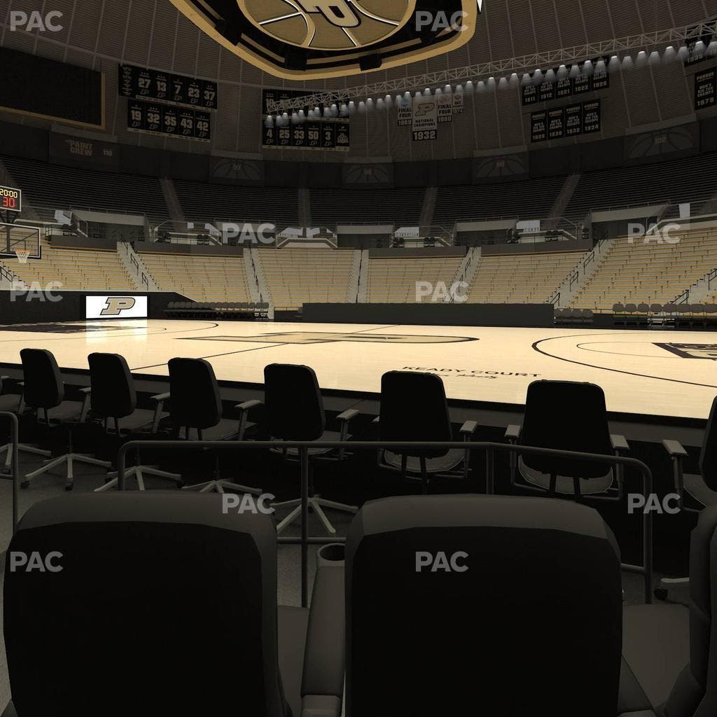 Mackey Arena - Section Courtside Floor Seat View