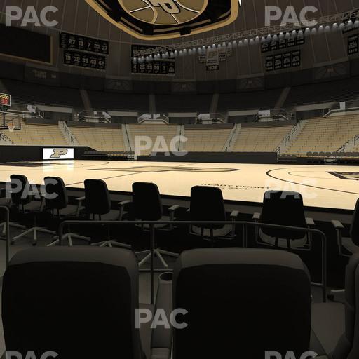 Mackey Arena - Section Courtside Floor Seat View