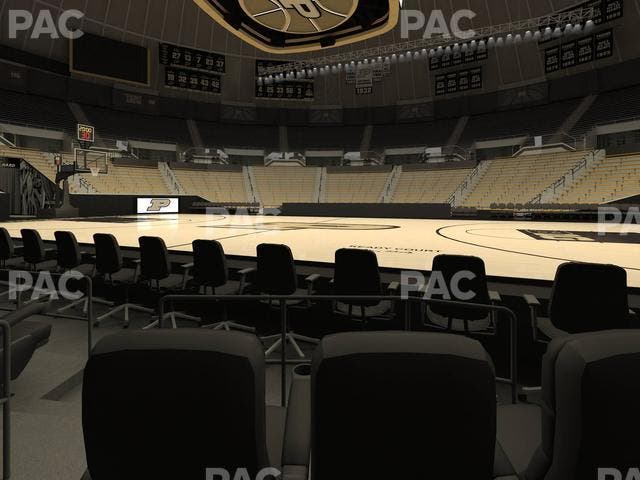 Mackey Arena - Section Courtside Floor Seat View Mackey Arena - Section Courtside Floor Seat View