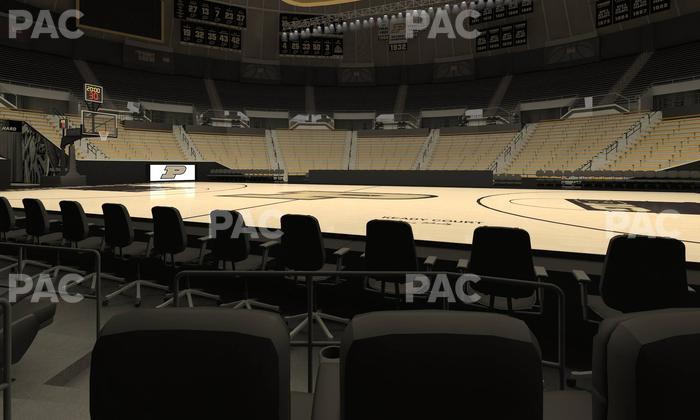 Mackey Arena - Section Courtside Floor Seat View