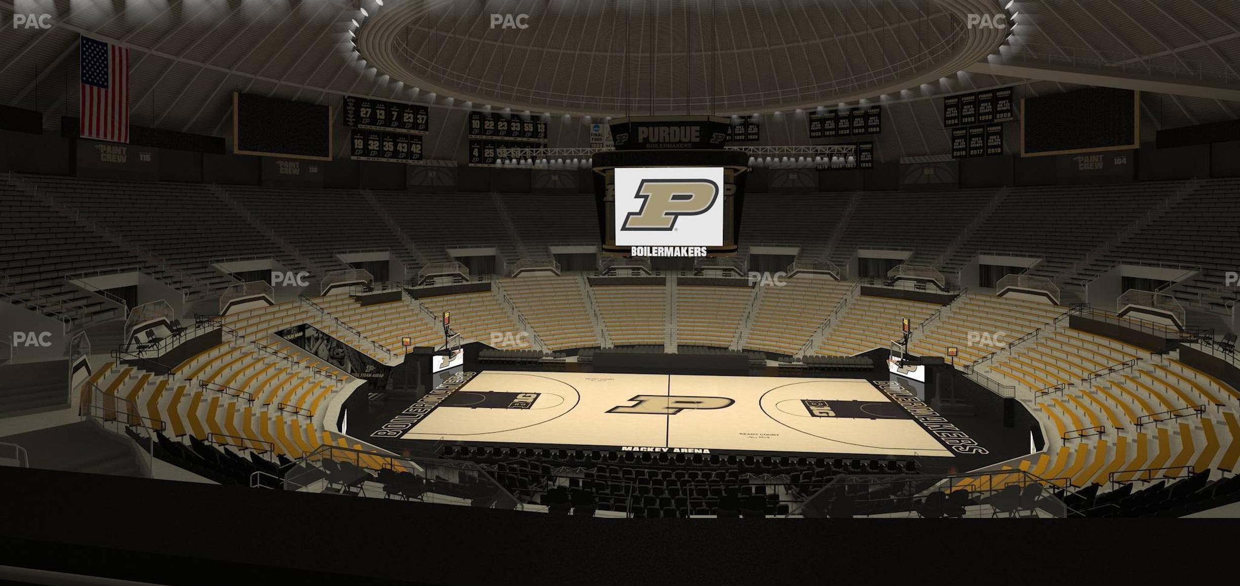 Mackey Arena - Section Ga Seating Seat View