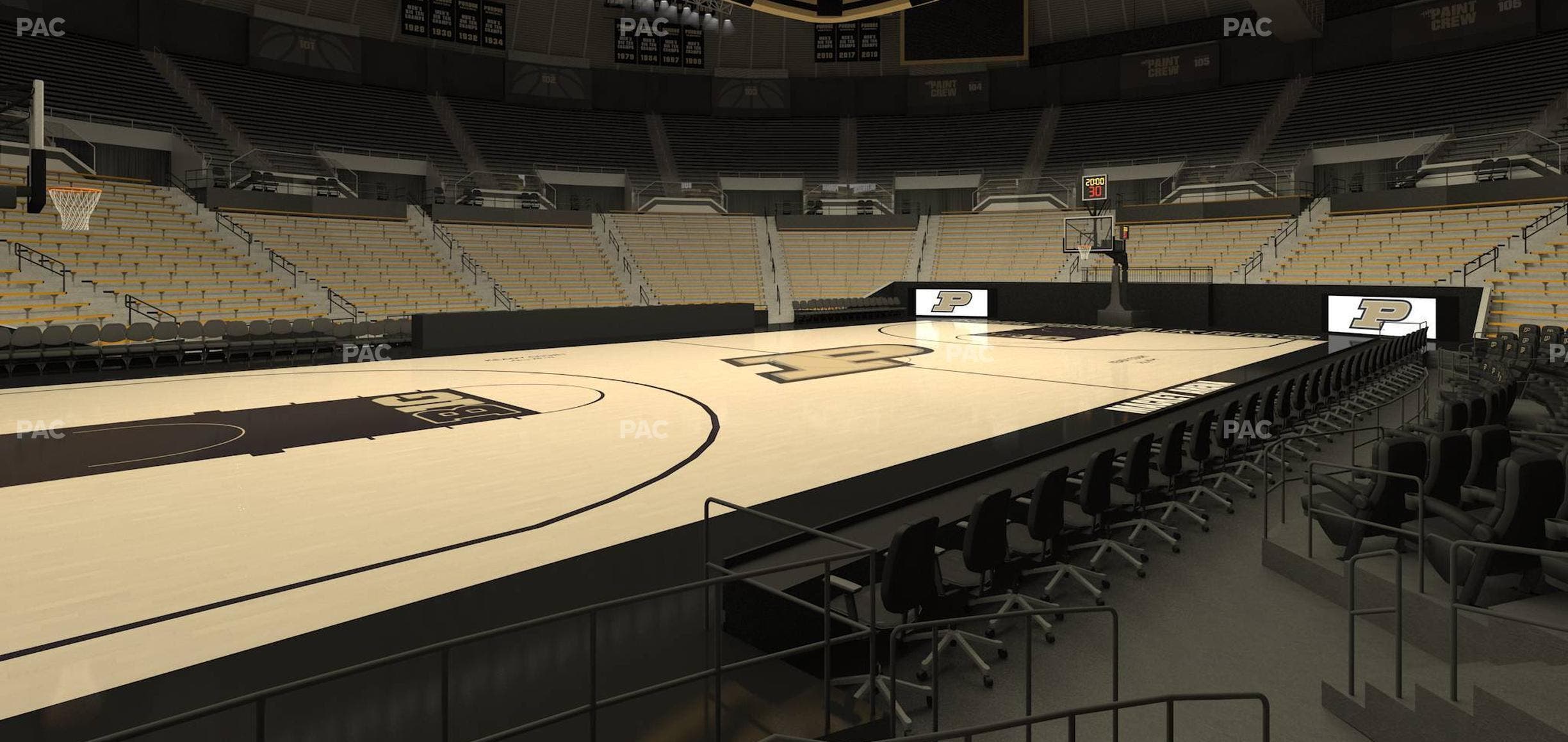 Mackey Arena - Section Lower 12 Seat View