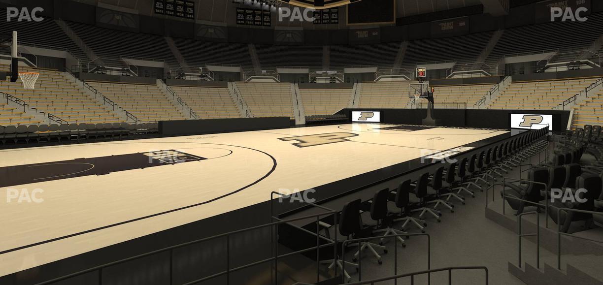 Mackey Arena - Section Lower 12 Seat View