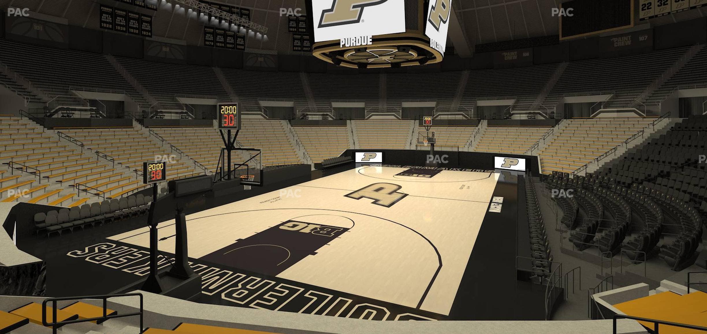 Mackey Arena - Section Lower 13 Seat View