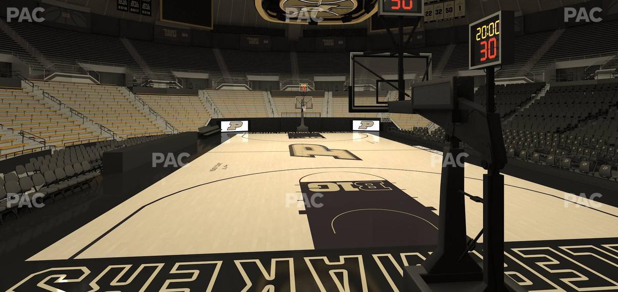 Mackey Arena - Section Lower 14 Seat View
