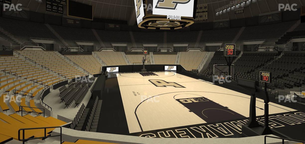 Mackey Arena - Section Lower 15 Seat View