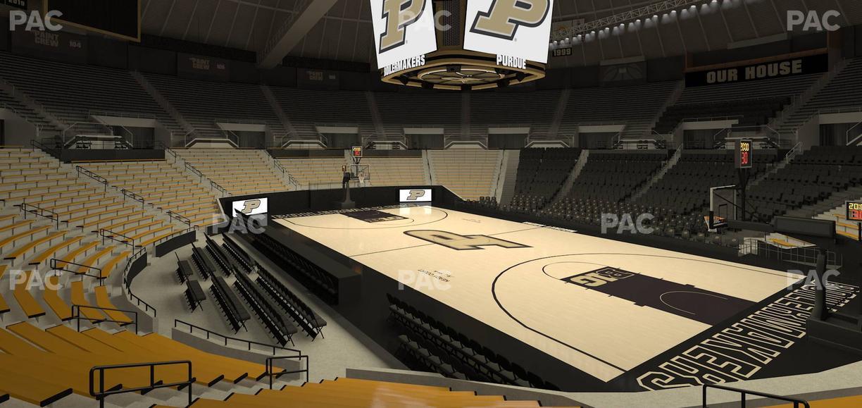 Mackey Arena - Section Lower 16 Seat View