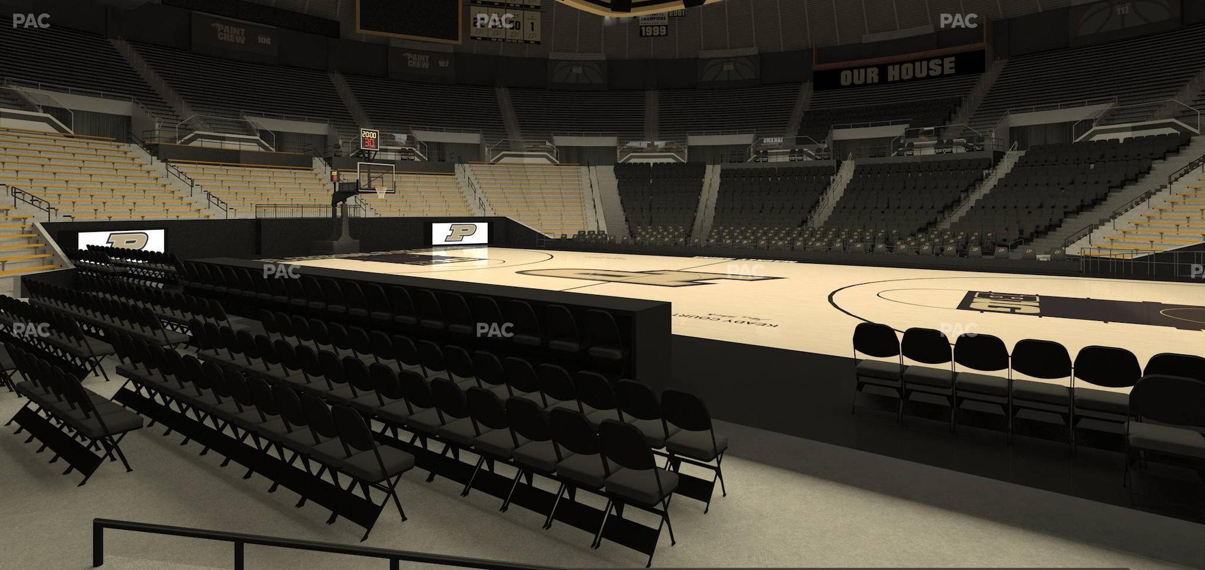 Mackey Arena - Section Lower 17 Seat View